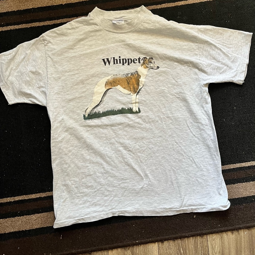 Vintage 1992 dog t shirt